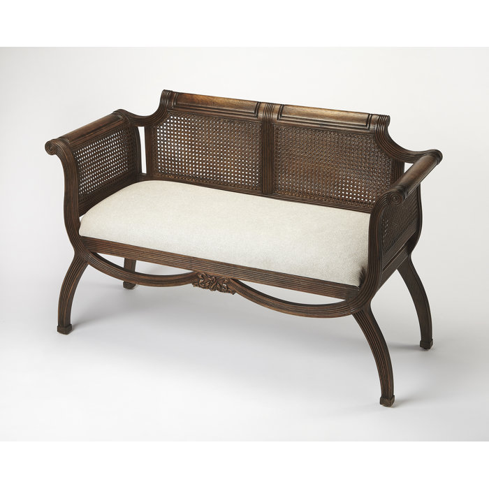 Bloomsbury Market Hewson Rattan Entryway Bench Wayfair